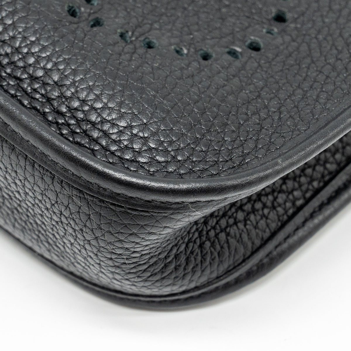 Hermes Mini Evelyn Clemence Black GHW