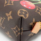 Louis Vuitton X Takashi Murakami cherry cosmetic pouch monogram canvas GHW