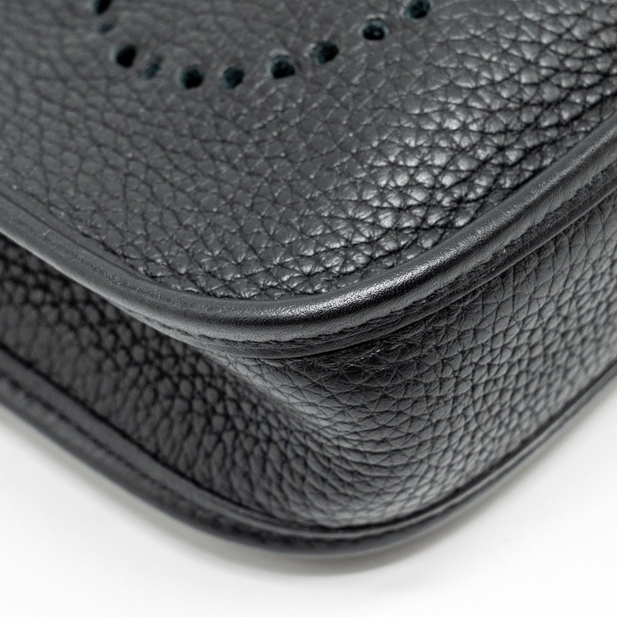 Hermes Mini Evelyn Clemence Black GHW