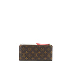 LOUIS VUITTON DOUBLE ZIPPER WALLET MONOGRAM CANVAS GHW