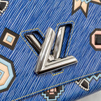 Louis Vuitton Denim Azteque Twist MM EPI Leather Blue / Multicolour SHW
