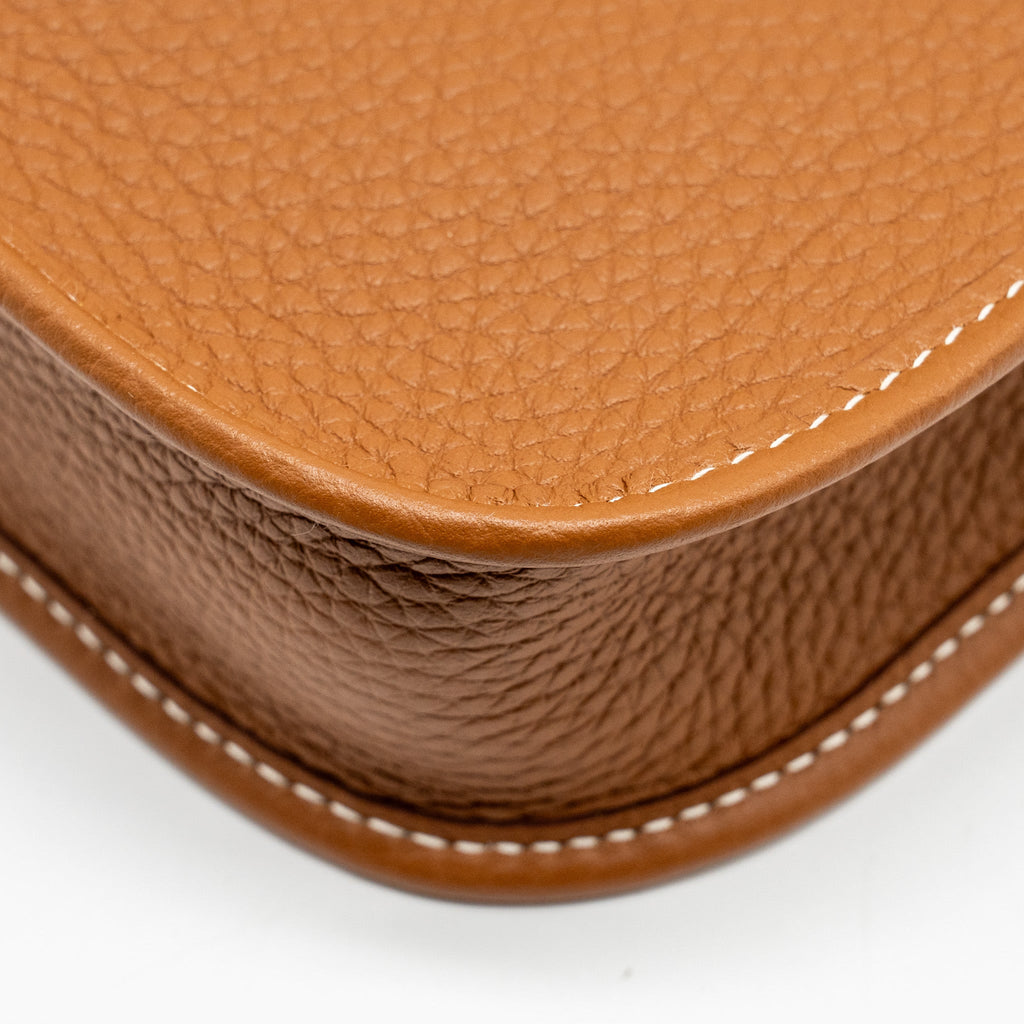 Hermes mini Evelyne Clemence Gold SHW