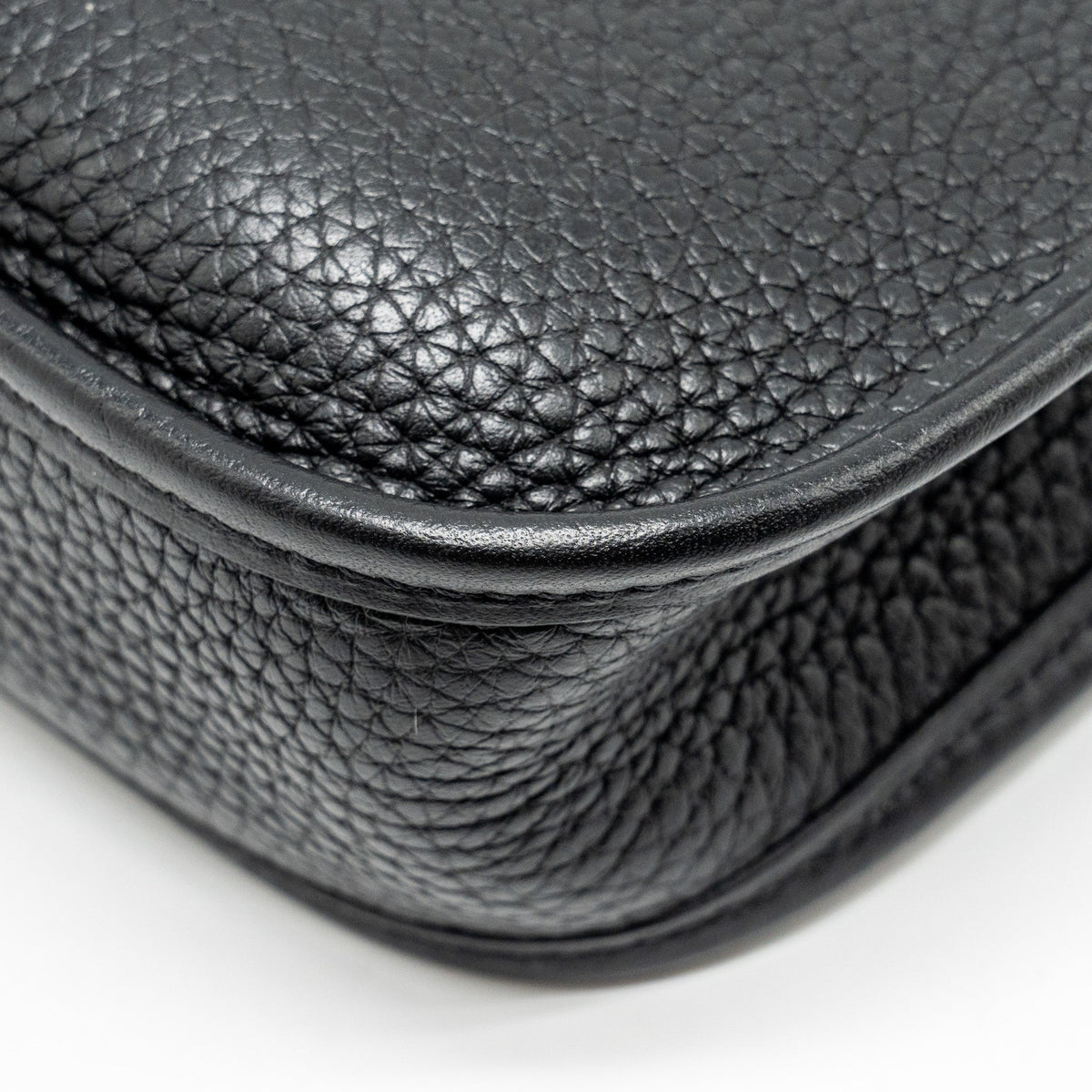 Hermes Mini Evelyn Clemence Black GHW
