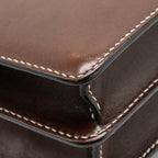 Hermes Roulis 23 Tadelakt Leather Dark Brown LGHW