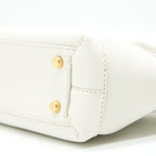 BOTTEGA VENETA MINI ARCO BAG WHITE