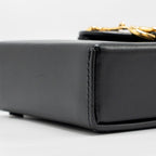 GUCCI HORSEBIT MINI CROSSBODY BAG LEATHER BLACK GHW