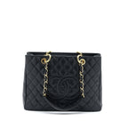 CHANEL GRAND SHOPPING TOTE / GST CAVIAR BLACK GHW