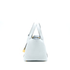 Hermes Picotin 18 Lock Bag Clemence Blue Pale GHW