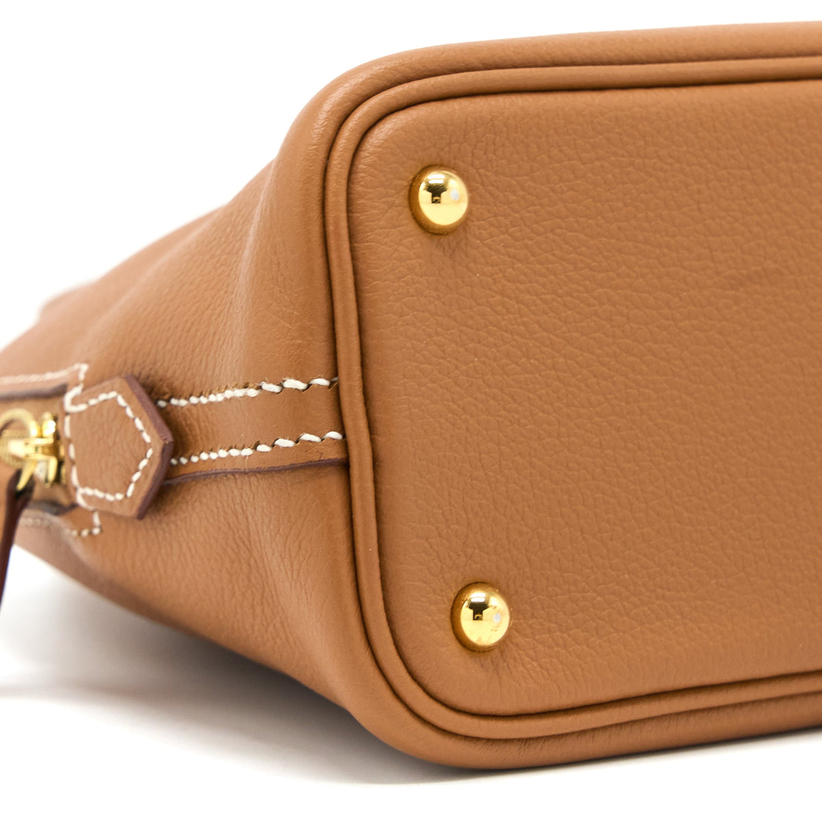 Hermes Mini Bolide Evercolor Gold GHW