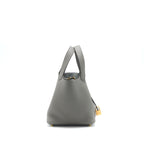 HERMES PICOTIN 18 LOCK BAG CLEMENCE 0L GRIS MEYER GHW