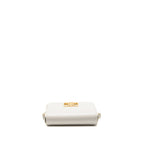 Celine teen triomphe bag calfskin white GHW
