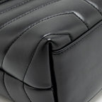 Saint Laurent Small Lou Lou flap bag calfskin black GHW