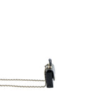 CHANEL MINI TOP HANDLE FLAP BAG LAMBSKIN BLACK LGHW