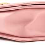 CHANEL MEDIUM BOY BAG CALFSKIN PINK LGHW