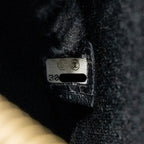 CHANEL COCO CHARMS CHAIN QUILTED POUCH BAG LAMBSKIN BLACK LGHW