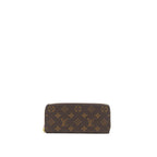 LOUIS VUITTON CLEMENCE LONG WALLET MONOGRAM CANVAS FUCHSIA GHW