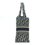 DIOR SMALL BOOK TOTE BAG BLUE OBLIQUE JACQUARD