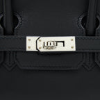 HERMES BIRKIN 25 SELLIER MADAME BLACK SHW