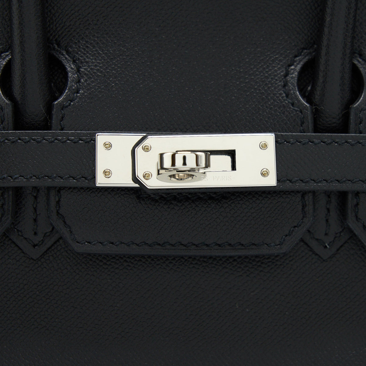 HERMES BIRKIN 25 SELLIER MADAME BLACK SHW