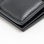 Bottega Veneta Cassette Wallet on Strap Intrecciato Leather Black GHW