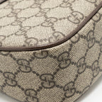 Gucci Ophidia Small Shoulder Bag GG Supreme Canvas Beige/Dark Brown GHW