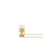 CHANEL MINI ROUND VANITY WITH CHAIN CROC EMBOSSED LEATHER GOLD GHW