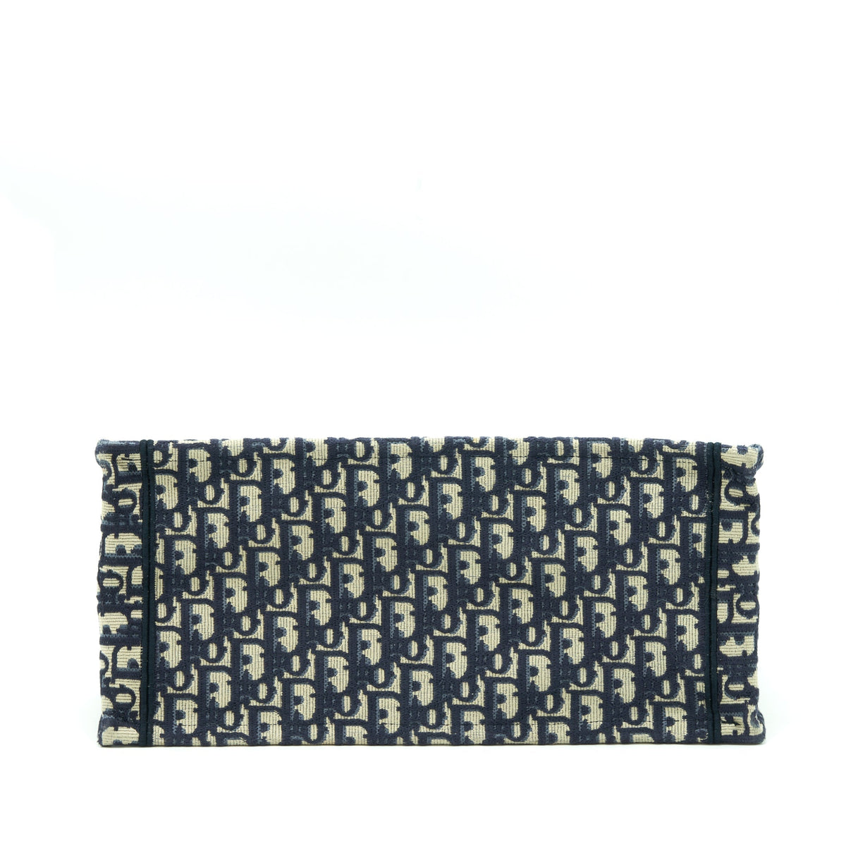 DIOR SMALL BOOK TOTE BAG BLUE OBLIQUE JACQUARD
