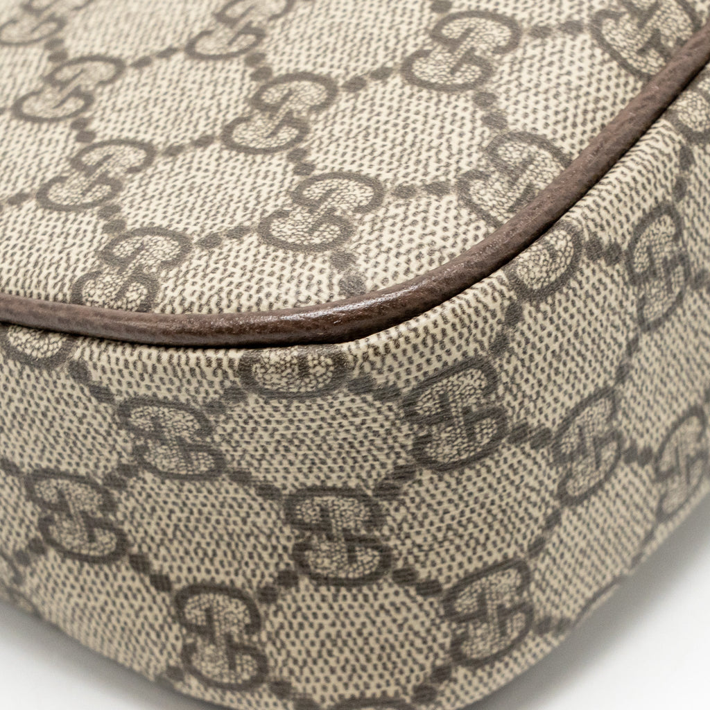 Gucci Ophidia Small Shoulder Bag GG Supreme Canvas Beige/Dark Brown GHW