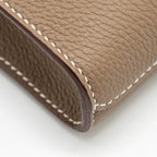 Hermes Sac A Depeches 21 Bag Togo Etoupe SHW