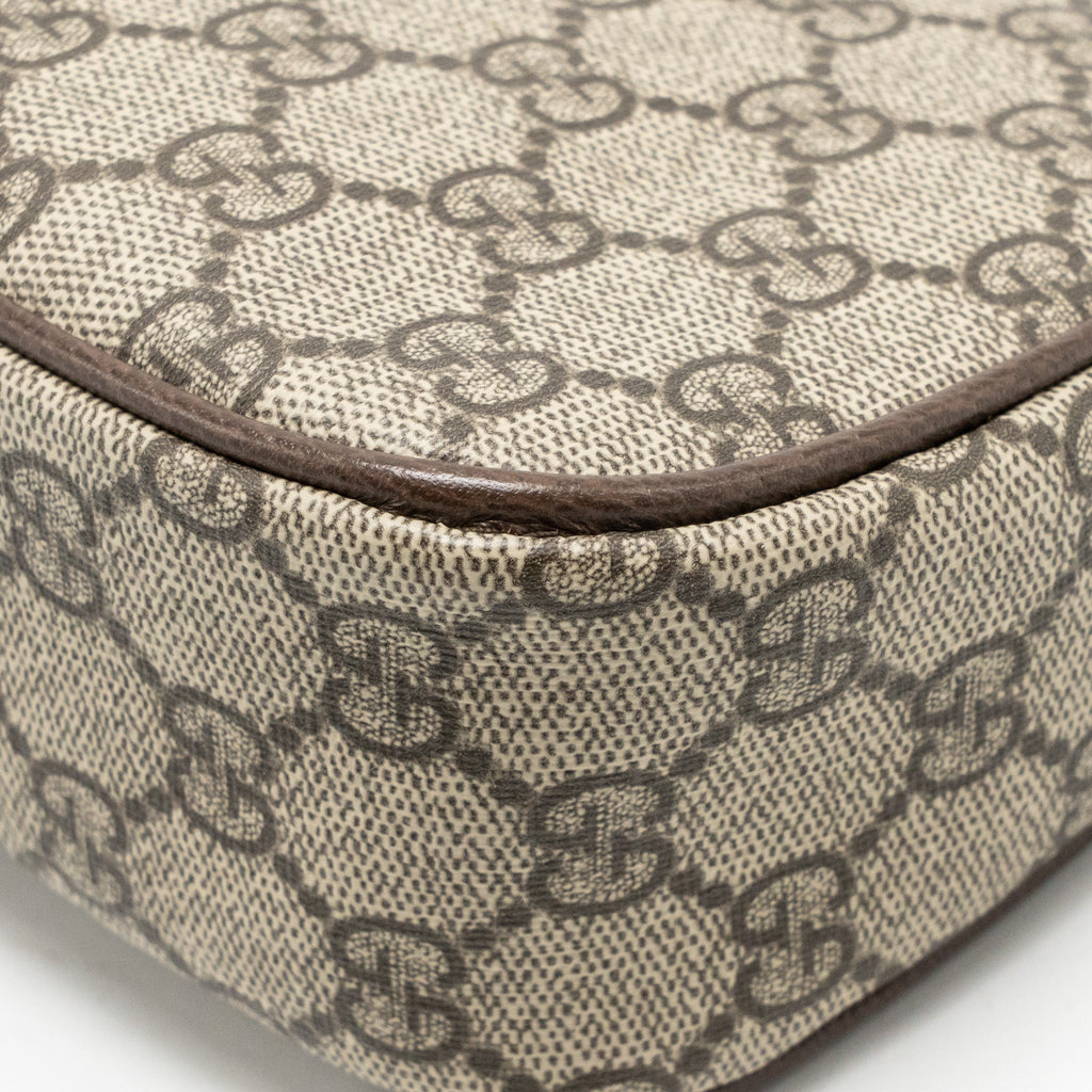 Gucci Ophidia Small Shoulder Bag GG Supreme Canvas Beige/Dark Brown GHW