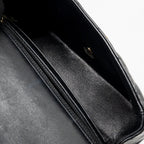 CHANEL COCO CHARMS MINI RECTANGULAR FLAP BAG LAMBSKIN BLACK LGHW