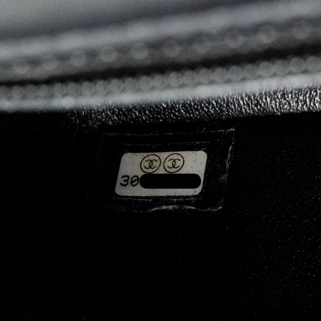CHANEL COCO CHARMS MINI RECTANGULAR FLAP BAG LAMBSKIN BLACK LGHW