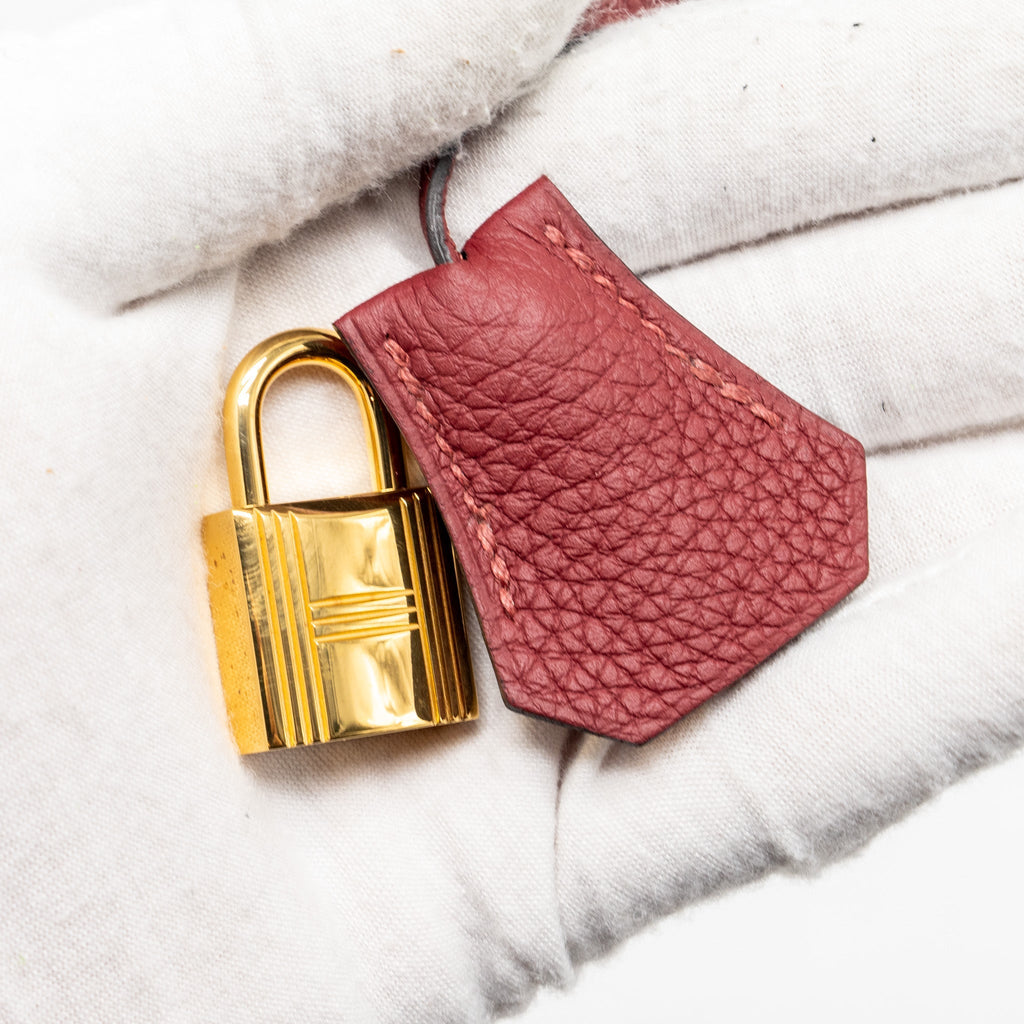 Hermes Birkin 30 togo rouge grenat GHW