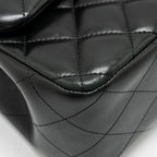 CHANEL JUMBO CLASSIC DOUBLE FLAP BAG LAMBSKIN BLACK GHW