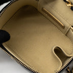CHANEL PEARL CRUSH MINI VANITY CASE LAMBSKIN BLACK GHW
