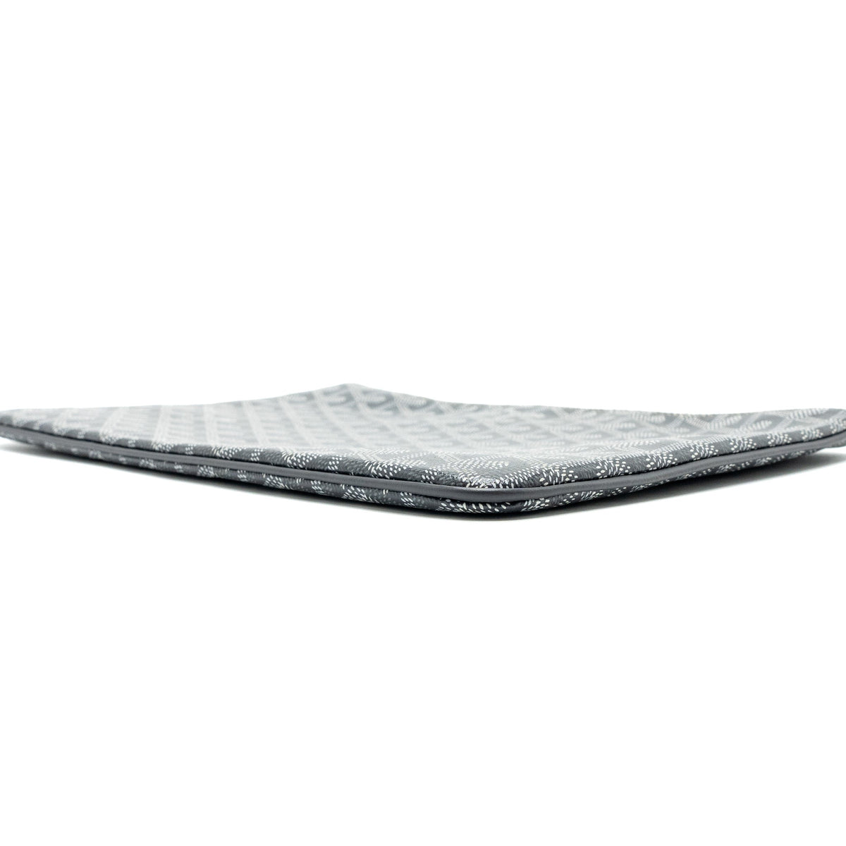 GOYARD SENAT MM POUCH GOYARDLINE CANVAS GREY SHW