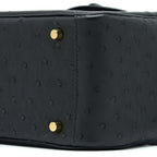 HERMES MINI LINDY OSTRICH BLACK GHW