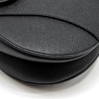 DIOR MEDIUM SADDLE GRAINED CALFSKIN BLACK GHW