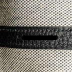 Hermes Neo Garden Party 23 Canvas/Negonda Ecru-Noir/Noir SHW