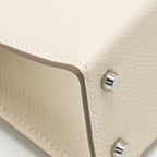 Hermes Mini Kelly II Epsom Craie/Gold SHW
