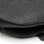 DIOR MEDIUM SADDLE GRAINED CALFSKIN BLACK GHW