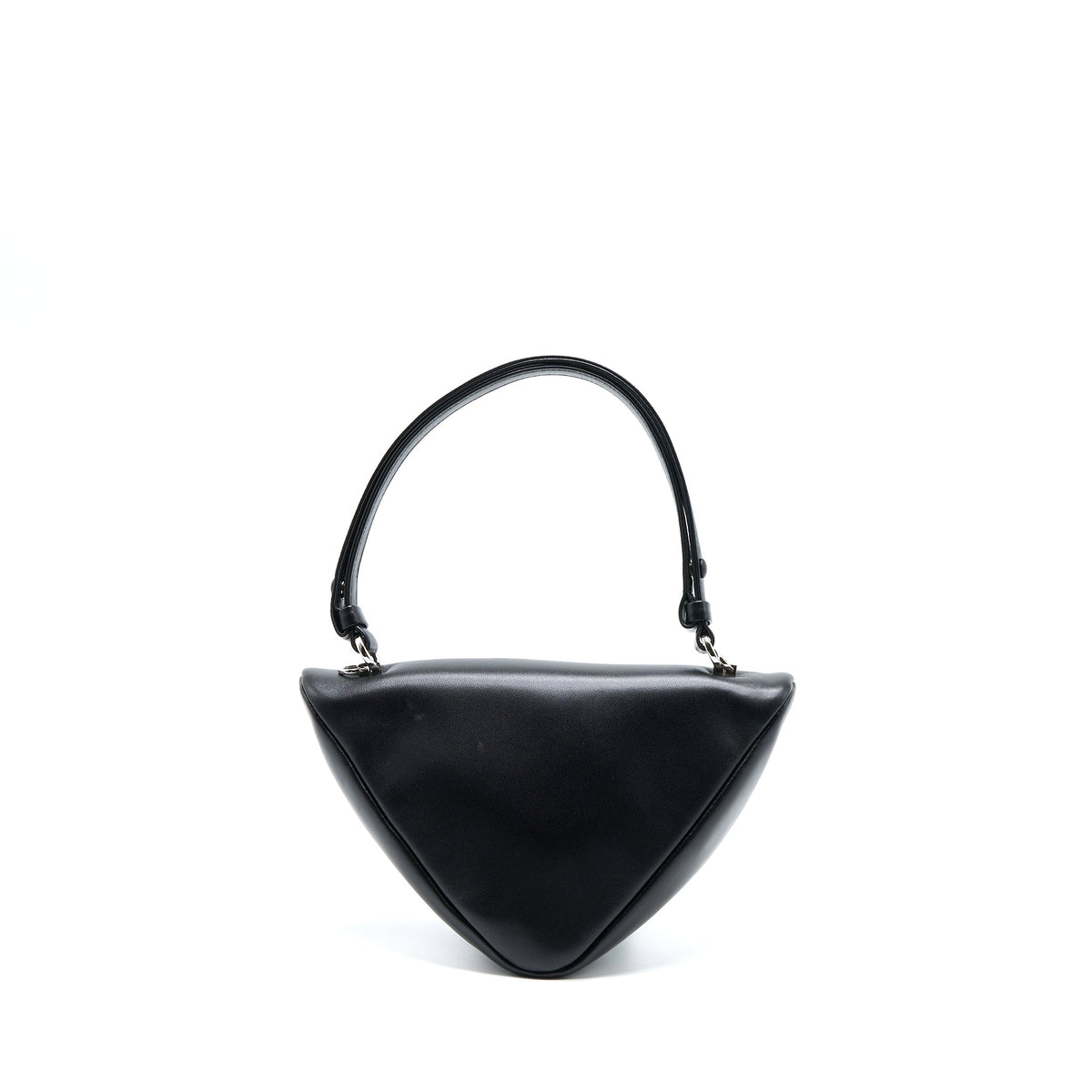 PRADA PADDED NAPPA TRIANGLE BAG BLACK SHW