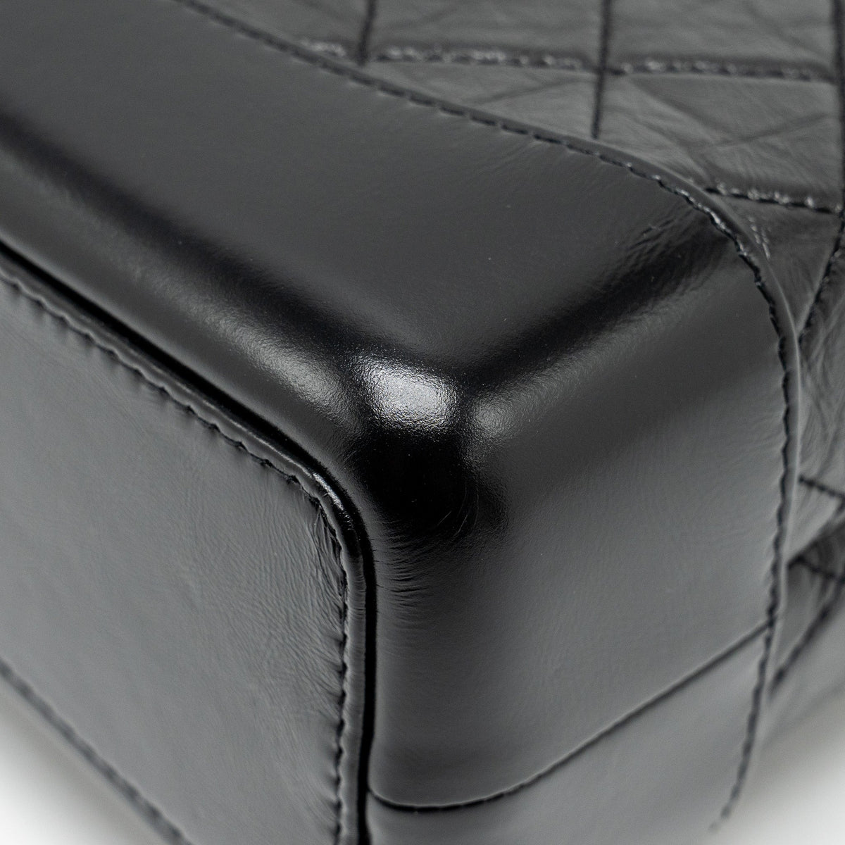 CHANEL SMALL GABRIELLE BACKPACK AGED CALFSKIN BLACK MULTICOLOUR COLOUR HARDWARE (MICROCHIP)