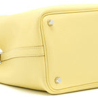HERMES PICOTIN 18 LOCK BAG CLEMENCE 1Z JAUNE POUSSIN SHW