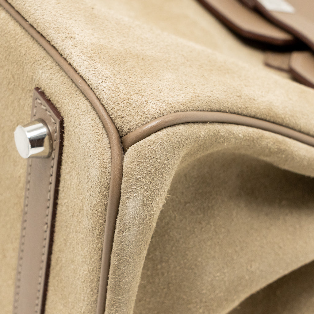 Hermes Birkin 30 Grizzly/Swift Etoupe SHW