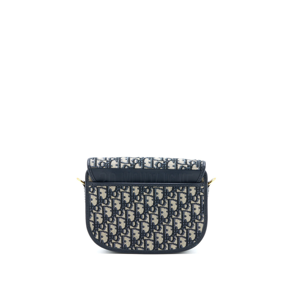 DIOR MEDIUM BOBBY BAG BLUE DIOR OBLIQUE JACQUARD GHW