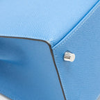 Hermes Kelly 28 Epsom 2T Blue Paradise SHW