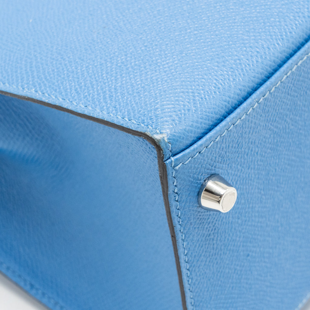 Hermes Kelly 28 Epsom 2T Blue Paradise SHW