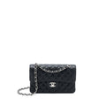CHANEL SMALL CLASSIC FLAP BAG CAVIAR BLACK SHW(MICROCHIP)