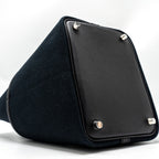 Hermes Cargo Picotin 18 Lock bag canvas / swift Black SHW